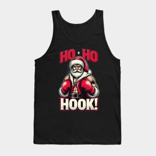 Ho, Ho, Hook - Boxing Santa Tank Top